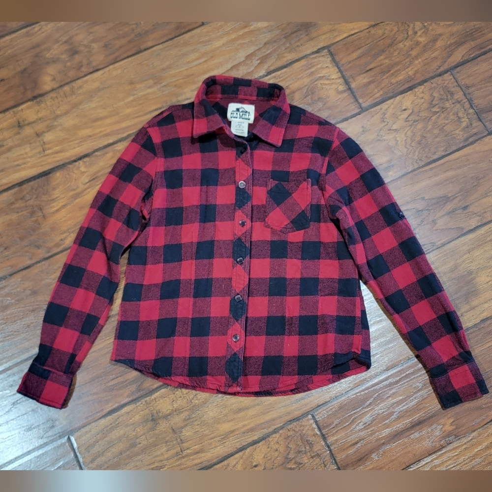 Old Mill Buffalo plaid button down